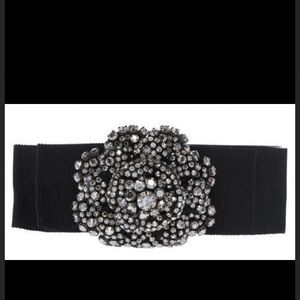 Temperley London crystal bow belt size US 2